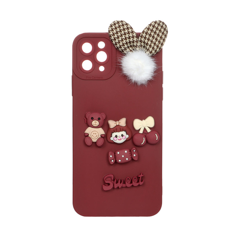کاور طرح عروسکی مدل Sweet مناسب برای گوشی موبایل اپل iPhone 11 Pro Max