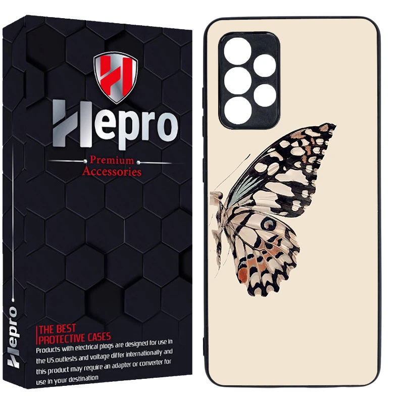 کاور هپرو طرح پروانه کد TPU-304 مناسب برای گوشی موبایل سامسونگ Galaxy A13 4G