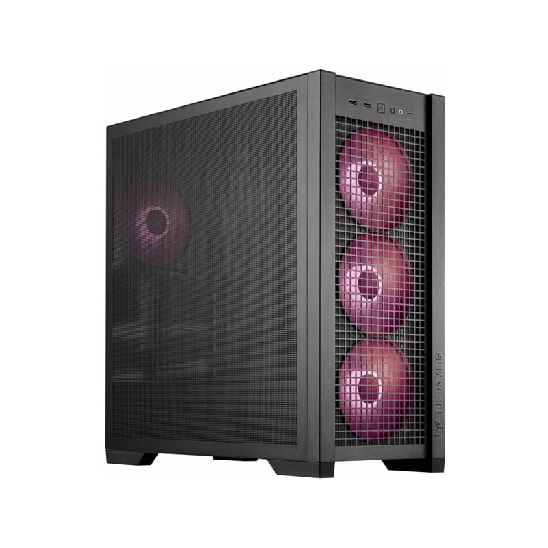 کیس کامپیوتر ایسوس مدل  TUF Gaming GT302 ARGB BK