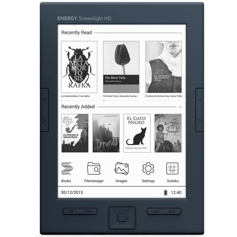 کتابخوان انرژیسیستم مدل Energy Ereader Screenlight HD - ظرفیت 8 گیگابایت کتابخوان انرژیسیستم مدل Energy Ereader Screenlight HD - ظرفیت 8 گیگابایت