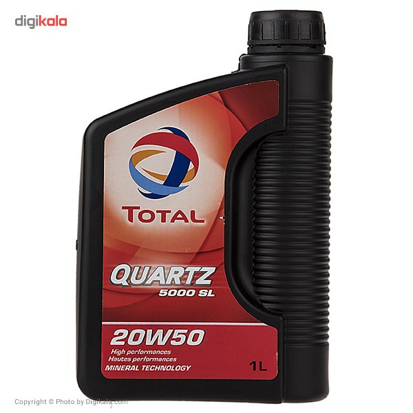 روغن موتور خودرو توتال مدل Quartz 5000 SL حجم 1 لیتر