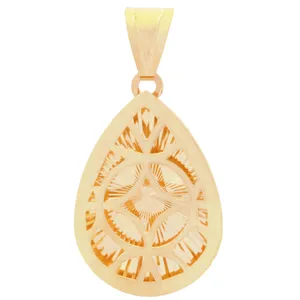 آویز گردنبند طلا 18 عیار زنانه طلای مستجابی کد 04