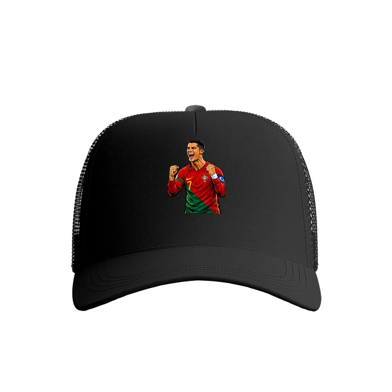 کلاه کپ پاد آفرین مدل فوتبالی کریستیانو رونالدو کد 819