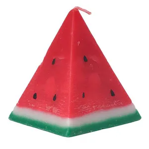 شمع مدل هندوانه یلدایی