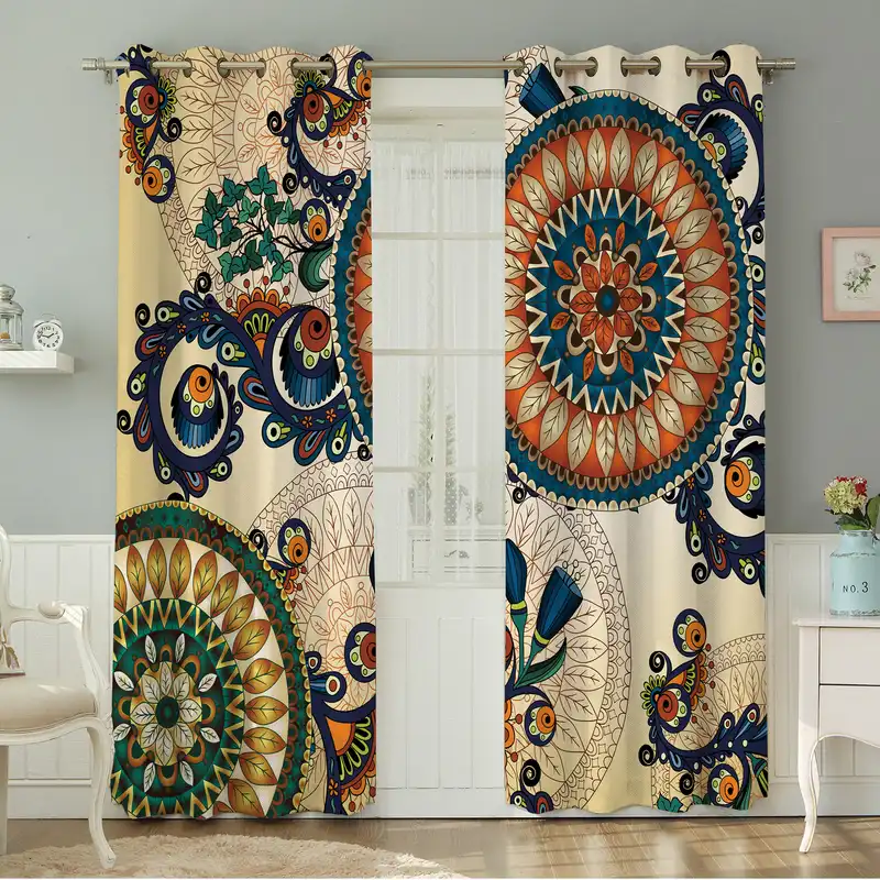 پرده نیروانا طرح مدرن مدل هازان کد 4047 سایز 140×280 سانتی متر