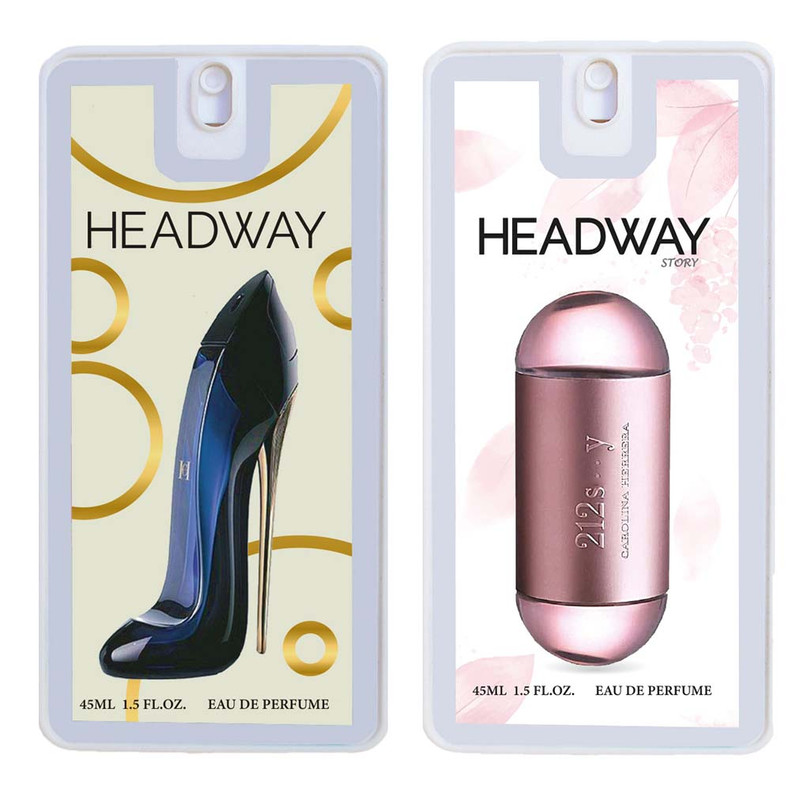 عطر جیبی زنانه هدوی مدل گود گرل  212 کارولینا هررا حجم 45 میلی لیتر مجموعه 2 عددی