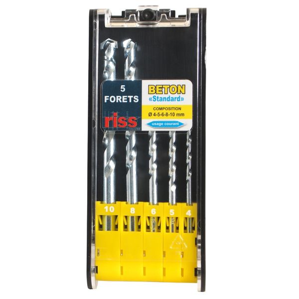 مته الماسه ریس مدل C005Q5010 مجموعه 5 عددی مته الماسه ریس مدل C005Q5010 مجموعه 5 عددی