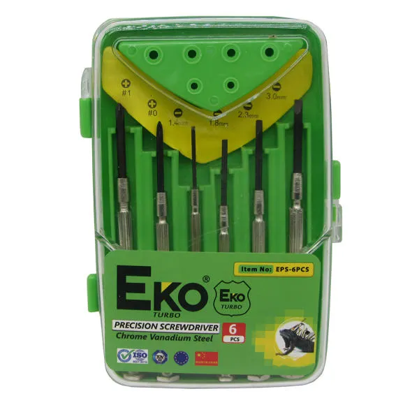 مجموعه 6 عددی پیچ گوشتی ساعتی اکو مدل EPS-6PCS