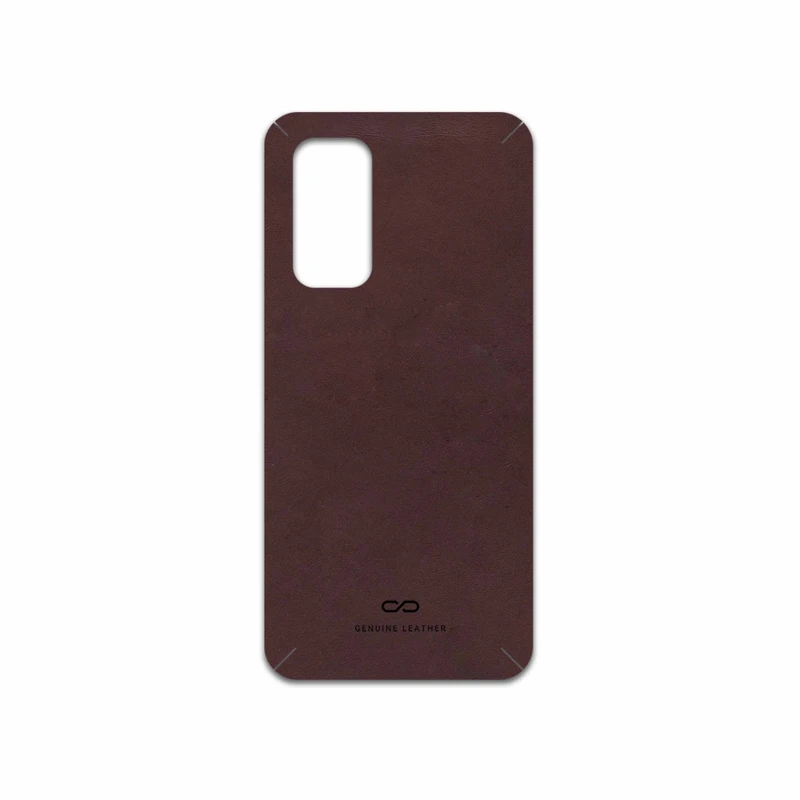برچسب پوششی ماهوت مدل Matte-Dark-Brown-Leather مناسب برای گوشی موبایل شیائومی Mi 10T Pro 5G