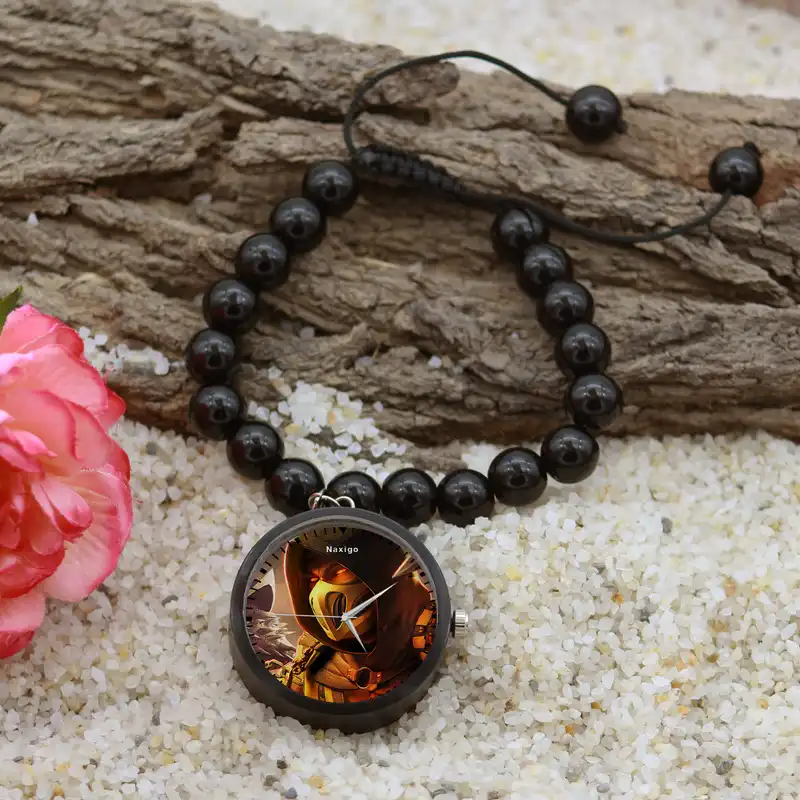 ساعت مچی عقربه ای ناکسیگو مدل Mortal Kombat کد BF12998