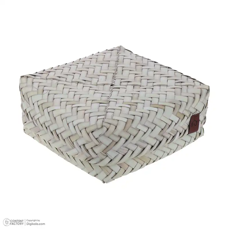 باکس حصیری بوهومین طرح مربع مدل 002