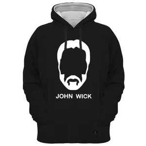 سویشرت مردانه 27 مدل JOHN WICK کد H01 رنگ مشکی 