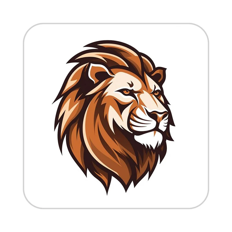 زیر لیوانی کاکتی طرح شیر مدل mp23261