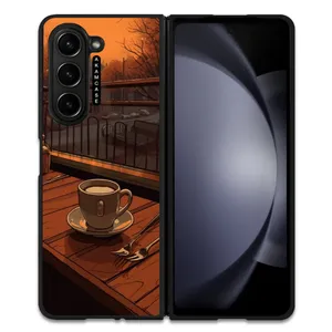 AKAM AMC-WSGZFOLD5-COFFEE-11 Cover For Samsung Galaxy Z Fold 5