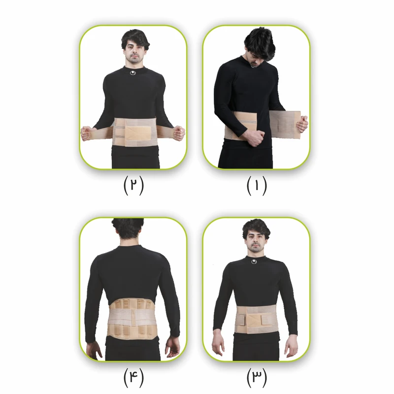 عکس شماره 4 : کمر بند طبی سما طب پاکان مدل 4038