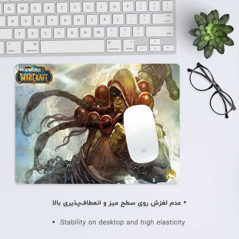 ماوس پد هومرو طرح بازی Warcraft مدل A1922 2