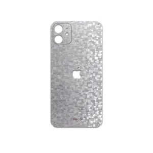 MAHOOT Silver-Silicon Cover Sticker for apple iPhone 11
