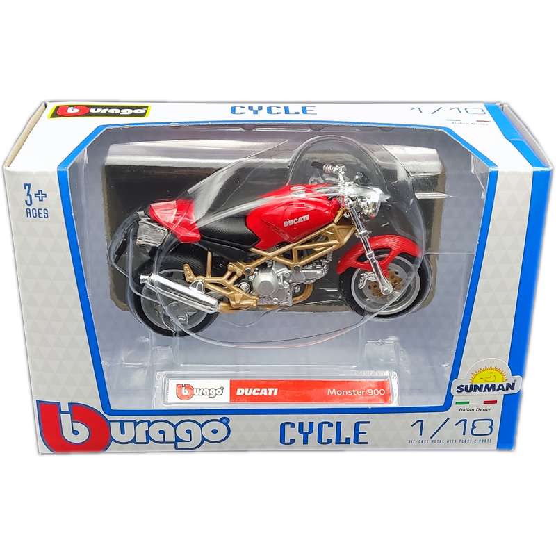 موتور بازی بوراگو مدل DUCATI Monster 900 موتور بازی بوراگو مدل DUCATI Monster 900