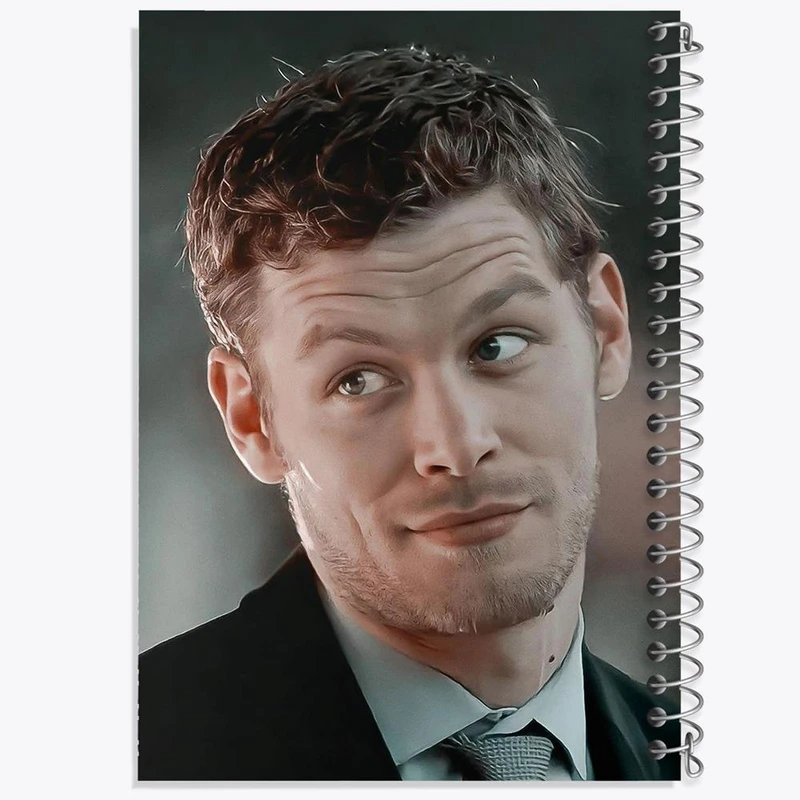 دفتر شطرنجی 50 برگ خندالو طرح کلاوس خاطرات یک خون آشام The Vampire Diaries کد 20260