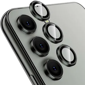 محافظ لنز دوربین شیشه‌ای بادیگارد مدل رینگی مناسب برای گوشی موبایل سامسونگ Galaxy S25 FE