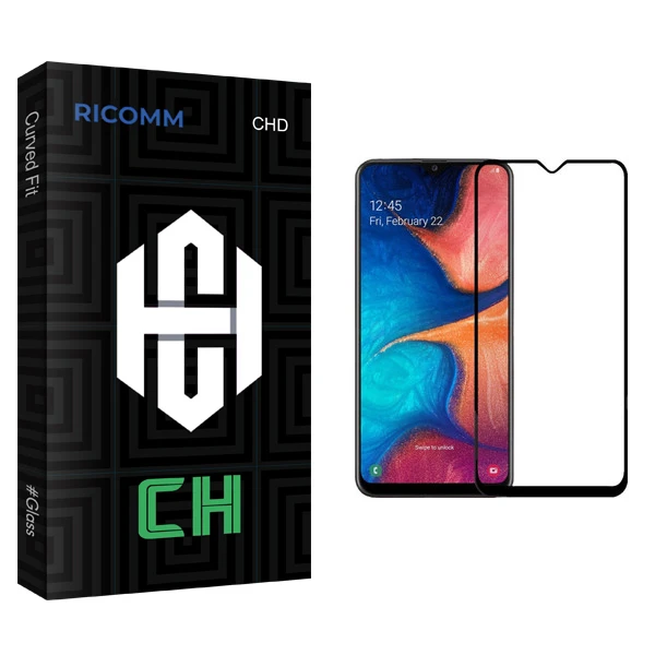 محافظ صفحه نمایش ریکام مدل CH glass مناسب برای گوشی موبایل سامسونگ GLAXY A20