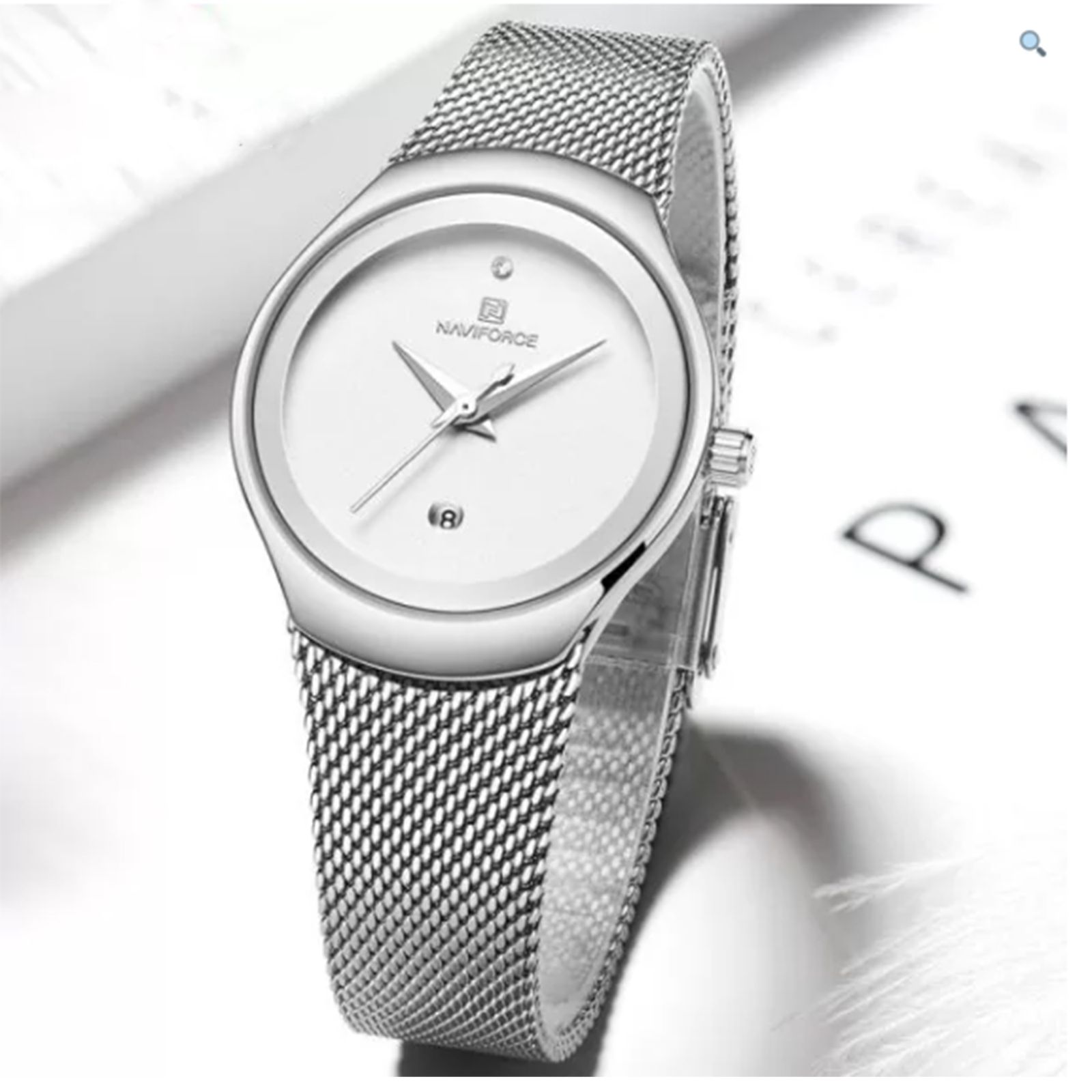 ساعت مچی عقربه ای زنانه نیوی فورس مدل NF5004-S-W -  - 6