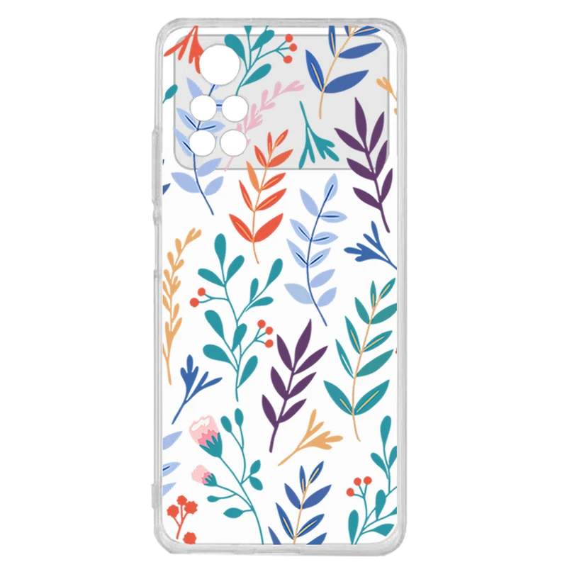 کاور طرح  Tiny Leaves مناسب برای گوشی موبایل شیائومی Poco M4 Pro