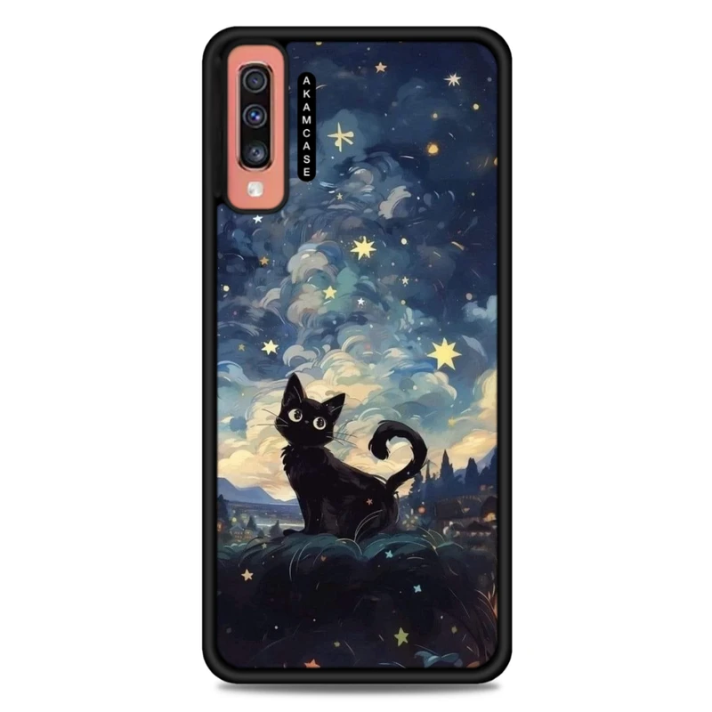کاور آکام مدل AMC-WSGA70-CATS-34 مناسب برای گوشی موبایل سامسونگ Galaxy A70