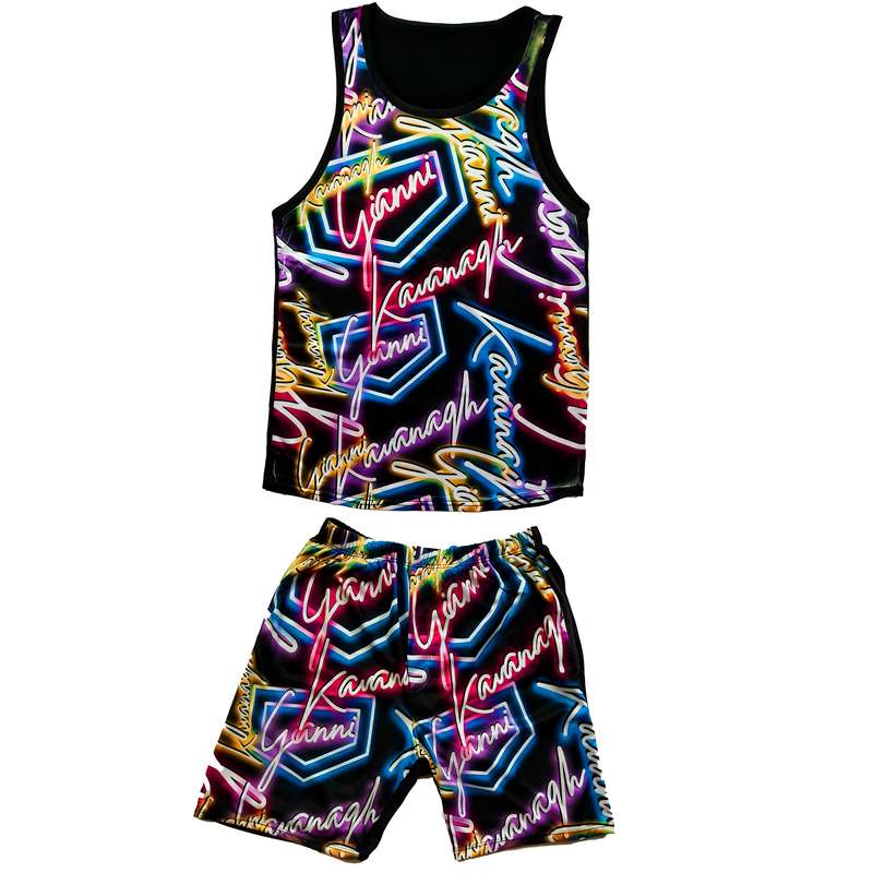 ست تاپ و شلوارک مردانه مدل GK