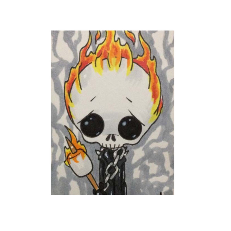 استیکر لپ تاپ و موبایل مدل سریال طرح فیلم روح سوار Ghost Rider کد 2747