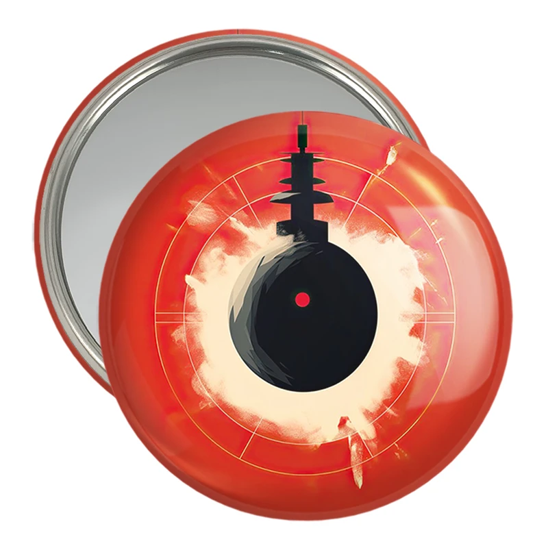 آینه جیبی خندالو مدل اوپنهایمر Oppenheimer کد 31013