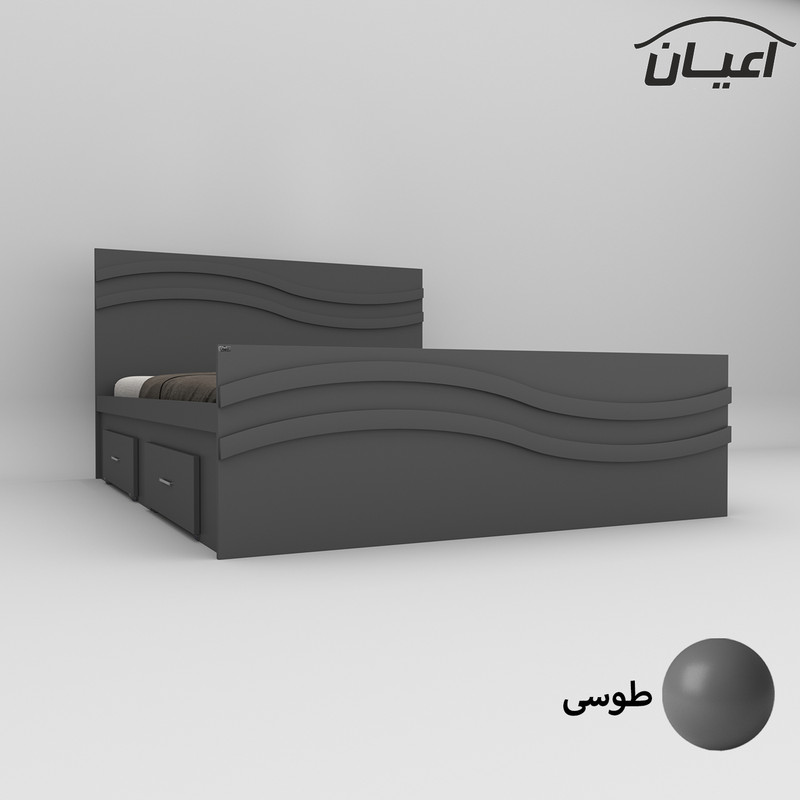 تخت خواب دونفره اعیان مدل FH581 سایز 160x200 سانتی متر تخت خواب دونفره اعیان مدل FH581 سایز 160x200 سانتی متر