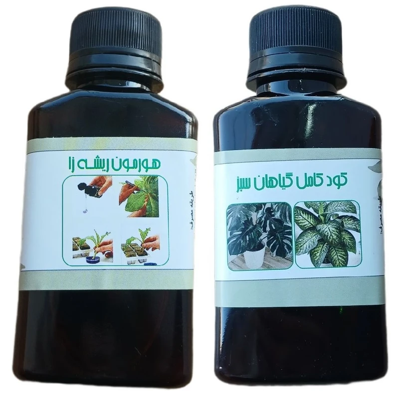 کود مایع کامل گیاهان سبز و هورمون ریشه زا  مدل life drop حجم 110 میلی لیتر