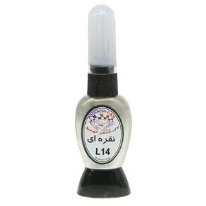 لاک خشگیر بدنه خودرو پوششکار کد L14 حجم 15 میلی لیتر مناسب برای میتسو بیشی اوتلندر نقره ای