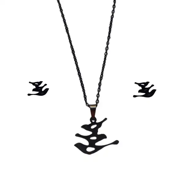 نیم ست زنانه مدل سه پرنده کد SET004