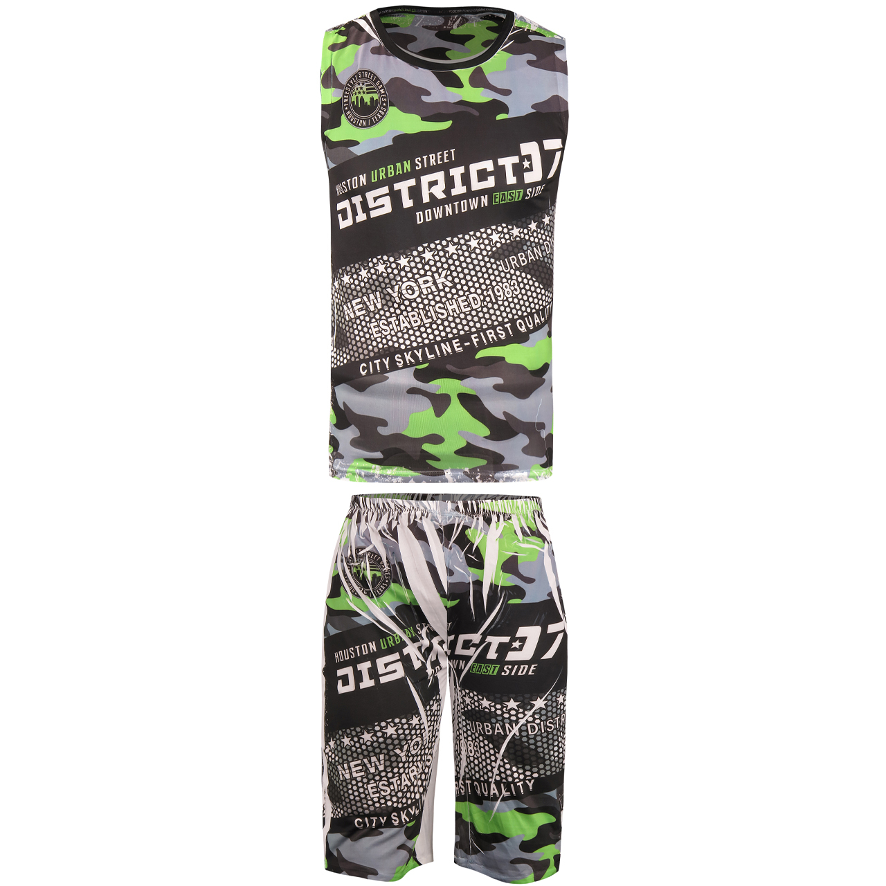 ست تاپ و شلوارک مردانه کد T-S-04