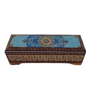 قلمدان خاتم کاری مدل اسلیمی کد 220