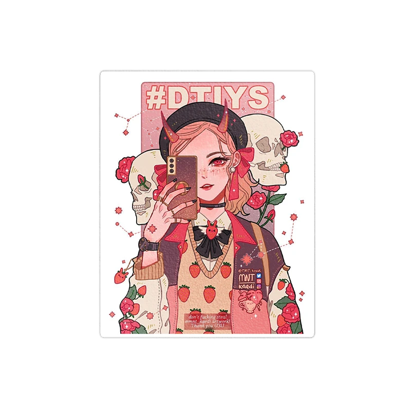  استیکر لپ تاپ ماسا دیزاین طرح ANIME مدل STKA00172