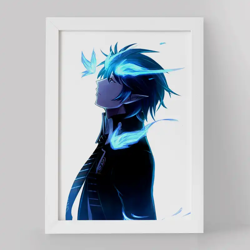 تابلو خندالو مدل رین انیمه جنگیر آبی کد 16378