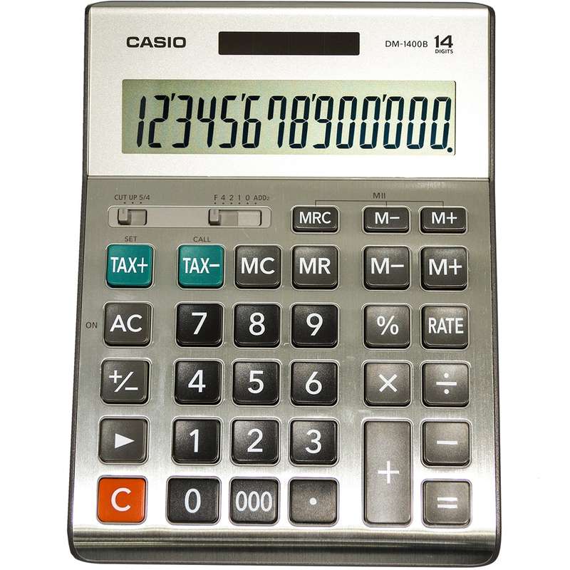 ماشین حساب کاسیو مدل DM-1400B ماشین حساب کاسیو مدل DM-1400B