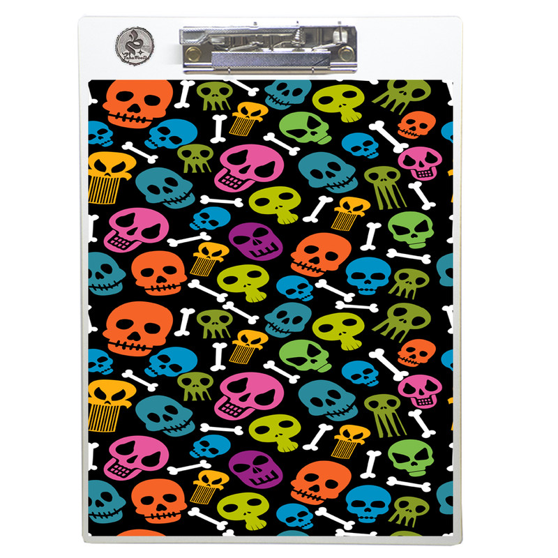تخته شاسی طه چوب مدل Skull 04 سایز A4