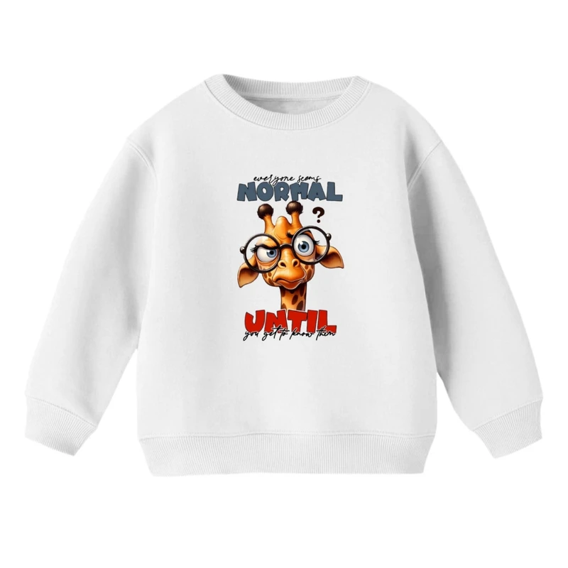 سویشرت بچگانه مدل زرافه عینکی