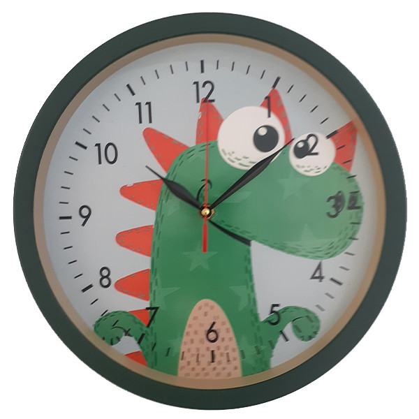 ساعت دیواری کودک مدل دایناسور کد 0802