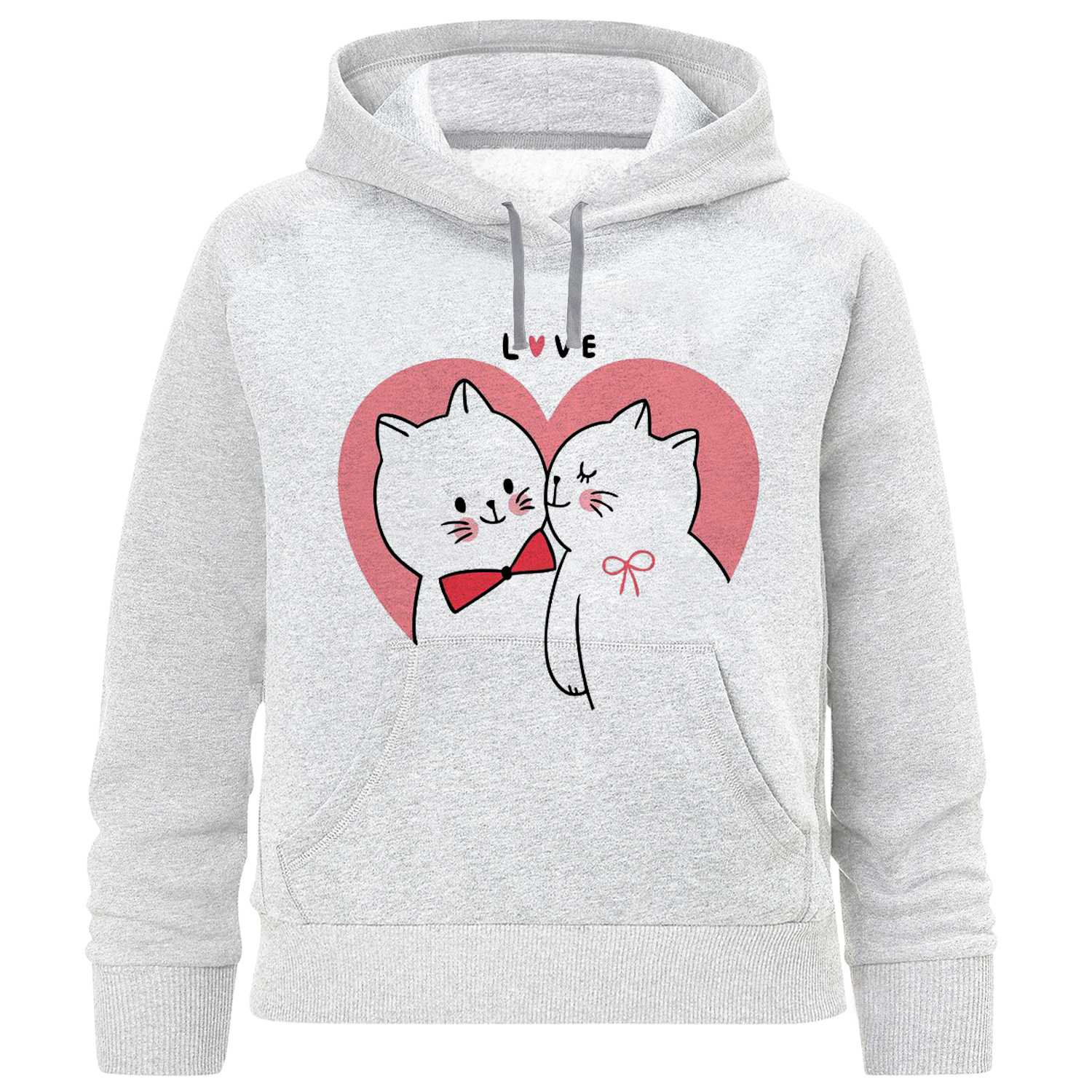 هودی دخترانه مدل دو گربه F793