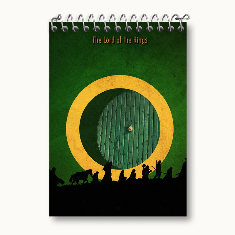 دفتر یادداشت 50 برگ خندالو طرح ارباب حلقه ها (Lord of the Rings)  کد N2658