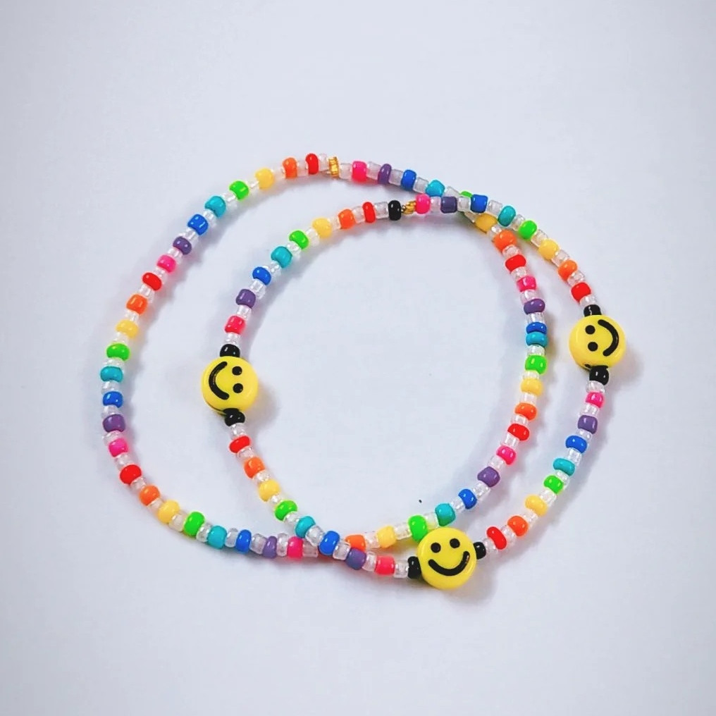 دستبند دخترانه مدل Smile 02 مجموعه 3 عددی دستبند دخترانه مدل Smile 02 مجموعه 3 عددی