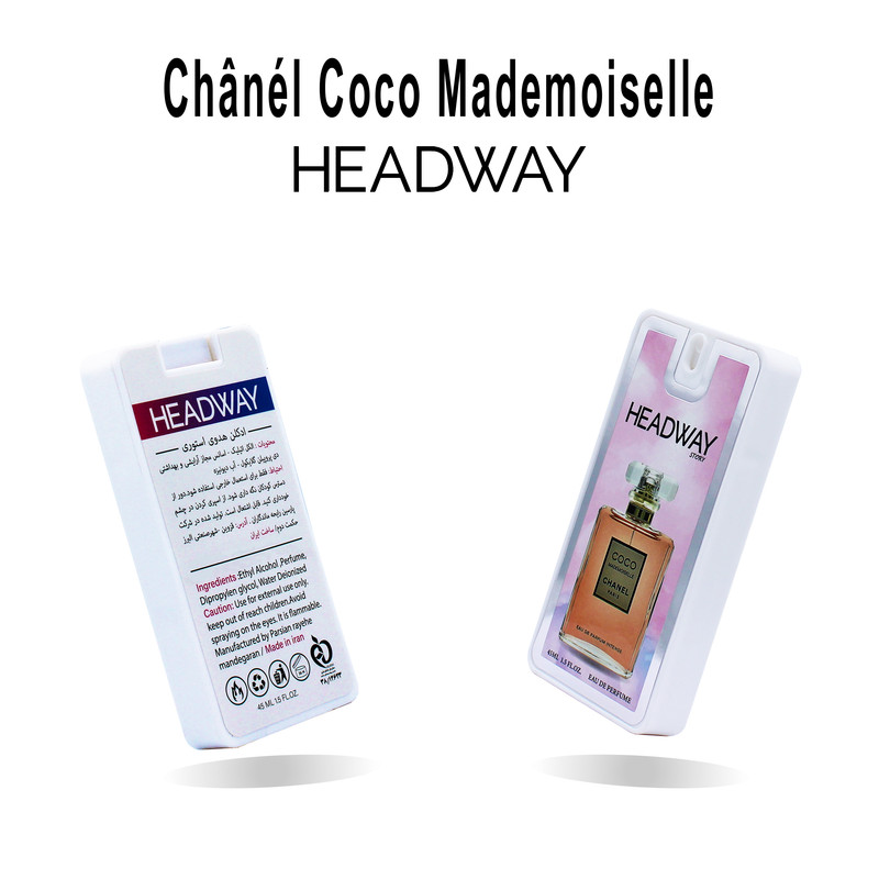 عطر جیبی زنانه هدوی مدل اکلت و کوکو شنل حجم 45 میلی لیتر مجموعه 2 عددی