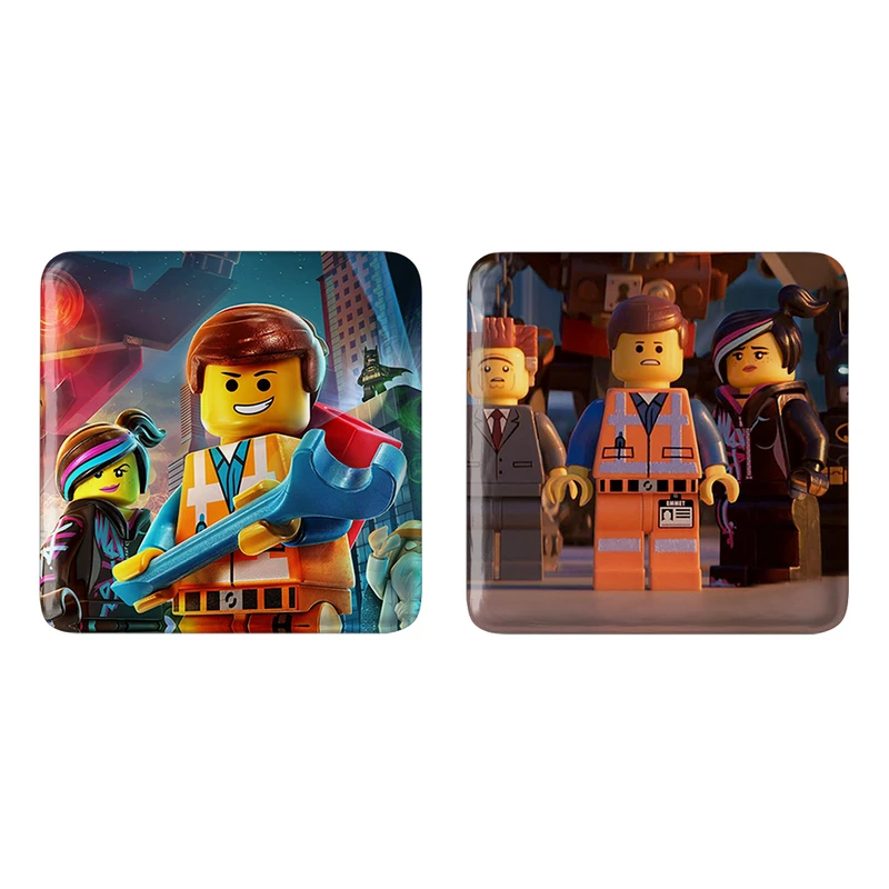 مگنت خندالو مدل انیمیشن LEGO کد 37643765 مجموعه 2 عددی