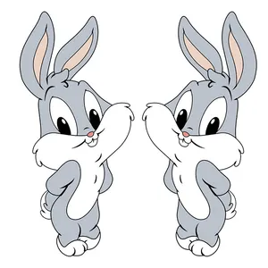 استند تولد طرح خرگوش مجموعه 2 عددی 