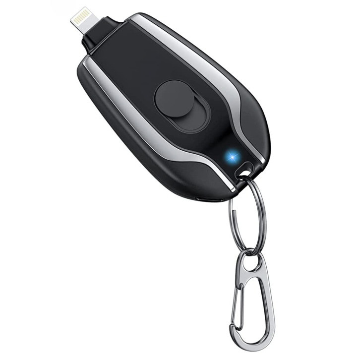 پاوربانک مدل keychain emergency charger ظرفیت 1500 میلی آمپر ساعت